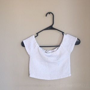White Off the shoulders tube top from John galt
